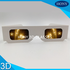 عيد الميلاد ثلج حزب 3D الألعاب النارية نظارات قوس قزح ورقة حيود