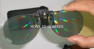 أبيض 3D سينما لعبة ناريّة يضرّر زجاج مقاومة 0.06mm Lense