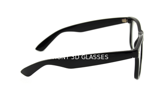 نظارات بلاستيكية حيود 3D مع الألعاب النارية عدسة كلاسيكا ، أسود