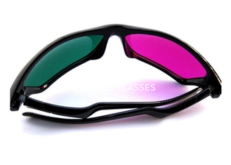 سينما البلاستيك النقش 3D نظارات الخطي المستقطب مع العدسات المضادة للخدش
