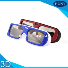 رخيصة ريال D التعميم نظارات 3D الاستقطاب المستخدمة في مسرح التلفزيون السلبي 3D