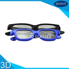 سينما القابل للتصرف 3D نظارات الاطفال الإطار مع العدسات المستقطبة دائرية الاستخدام مرة واحدة