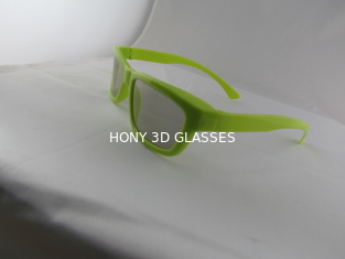 نظارات السينما 3D المستهلكة السلبي التعميم الاستقطاب النظارات لينة الإطار
