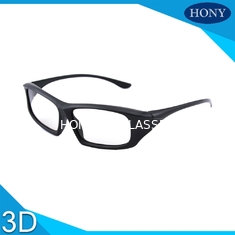 نظارات ثلاثية الأبعاد مستقطبة خطية للبالغين مع عدسة PET 0.18mm