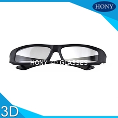 نظارات ثلاثية الأبعاد مستقطبة خطية للبالغين مع عدسة PET 0.18mm