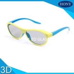 نظارات 3D ريال مدريد البلاستيك للبالغين نظارات مسرح الفيلم الأزرق البرتقالي الأصفر
