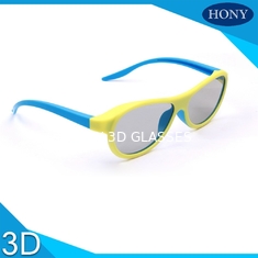 نظارات 3D ريال مدريد البلاستيك للبالغين نظارات مسرح الفيلم الأزرق البرتقالي الأصفر