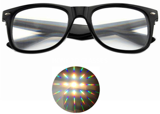 في نهاية المطاف نظارات حيود - 3D تأثير بريزم EDM قوس قزح 3D نمط الهذيان