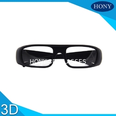 فيلم مسرح نظارات 3D السلبي قابل للغسل المضادة للخدش سميكة التعميم عدسة الاستقطاب