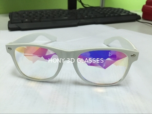 البلاستيك Hony منتج أحدث ، زهرة Lense نظارات Kaleidoscope للرقص Musice Fesvital