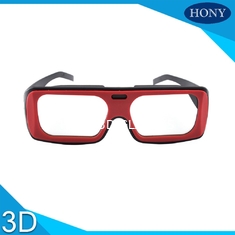 IMAX قابلة لإعادة الاستخدام الخطي الاستقطاب 3D نظارات أبيض / أزرق الإطار للبالغين