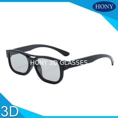 السلبي الخطي المستقطب 3D نظارات ABS البلاستيك الإطار لمسرح الفيلم