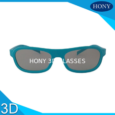 فيلم Polarizer فيلم 3D النظارات المطبوعة شعار ABS البلاستيك الإطار المواد