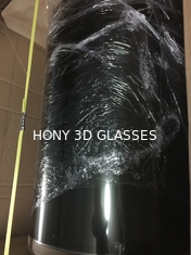 710 * 406mm ورقة فيلم الاستقطاب ايماكس نظارات 3D المواد اللون الأسود