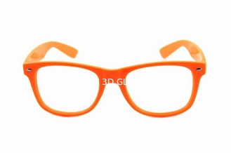 نظارات 3D الألعاب النارية ، والترويج نظارات العين ارتداء الإطار البرتقالي
