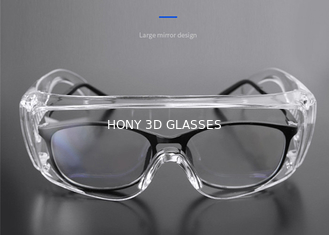 Pvc Hony Frame Material أحدث سلامة المنتج نظارات حماية العين لون واضح