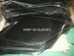 نظارات 3D عدسة LCD استقطاب ورقة فيلم استبدال المضادة للخدش اللون الرمادي