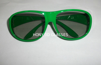 أخضر خطيّ يستقطب 3D زجاج Eyewear بلاستيكيّ لفيلم