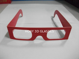 Spectrum Separated Paper 3D Glasses القابل للتصوير لصورة ثلاثية الأبعاد ، حجم 143x37mm