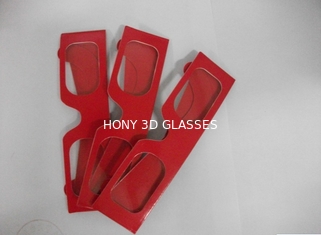 OEM للطباعة ورقة 3D نظارات أحمر أخضر مع PVC PET ليزر العدسات
