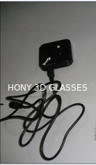 rechargeable عالميّ نشط مصراع 3D زجاج مع جهاز استقبال تحت الأحمر