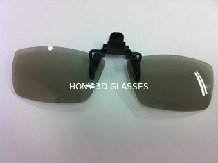 كليب على البلاستيك التعميم الاستقطاب نظارات 3D لمسارح وميض الحرة