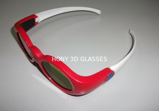 الأحمر القابلة لإعادة الشحن النشطة السلبي نظارات 3D LCD باعث للأفلام الحالية