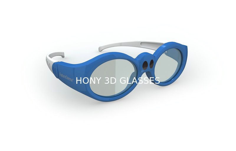 قابلة للشحن DLP لينك Active مصراع 3D نظارات التلفزيون للأطفال ، الأزرق