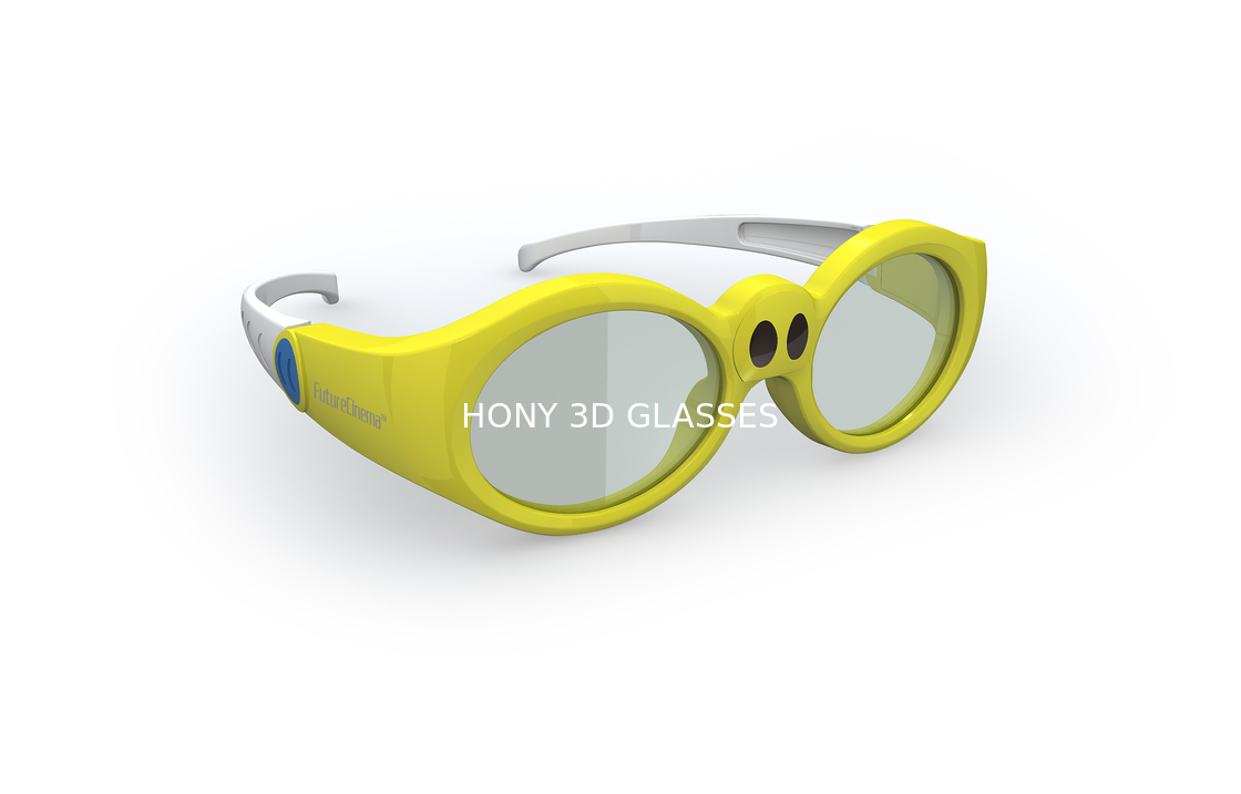 أطفال نظارات 3D النشطة انخفاض استهلاك نظارات 3D مراقب CE FCC بنفايات