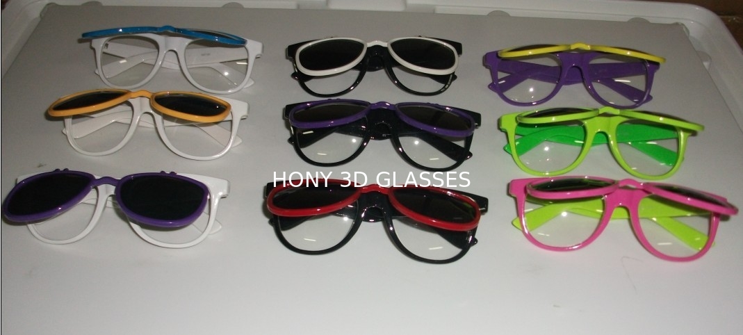 البلاستيك 3D حيود نظارات أزياء الإطار حسب الطلب شعار الطباعة 12 الألوان
