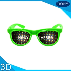 Hony 3D لعبة ناريّة يصوّر زجاج مع حيود حاجز مشبّك, ينقف فوق نظّارات شمس