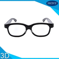 نظارات 3D السلبي التعميم الاستقطاب العدسات الكبار الحجم الاستخدام