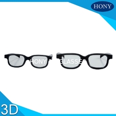 ABS إطار دائري نظارات 3D الاستقطاب للبالغين