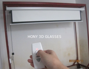 2D 3D سلس شاشة العرض فضة ، التحكم عن بعد شاشة العرض الكهربائية