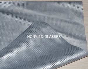 perforated pvc فضة عرض شاشة foldable ل 3D سينما