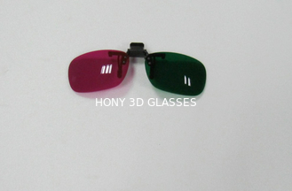 قصصت على بلاستيكيّ أحمر اللون الأخضر 3D زجاج لنظرة 3D صورة وفيلم