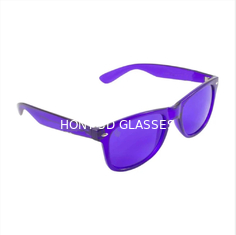 ضد الأشعة فوق البنفسجية اللون شقرا النظارات الشمسية المزاج تعزيز PC الإطار النظارات الشمسية