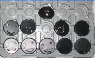 البلاستيك Xpand 3D نظارات قابلة للشحن وخفيفة الوزن للتلفزيون 3D ، 200 ساعة عمر البطارية