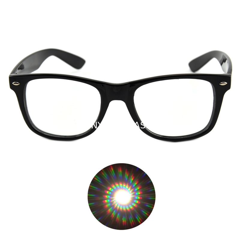 البلاستيك حيود النظارات Spirla حيود النظارات نظارات الألعاب النارية